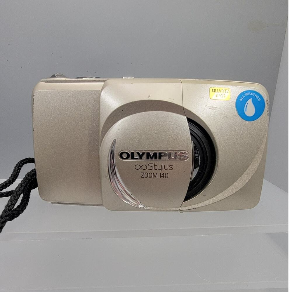 Olympus Stylus Zoom 140 35mm Film Camera All Weather Tested Power Zoom Flash